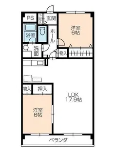 ビオス菰口【5階】の間取り