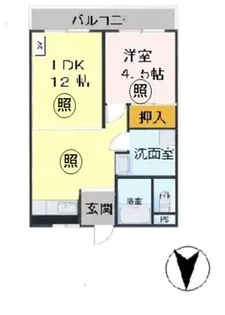 井上ハイツ【2階】の間取り