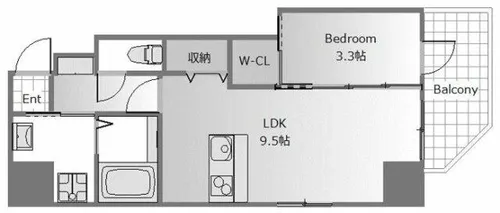 Trail博多【902号室】の間取り