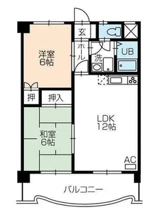 フィオーレ豊橋【8階】の間取り