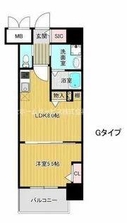 ふぁみーゆアビコXII【201号室】の間取り