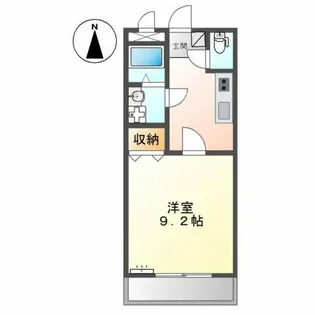 セピア コンフォース【1階】の間取り