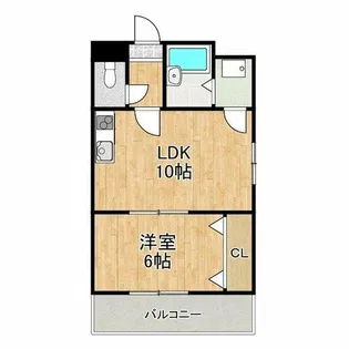 さんさん美章園【2階】の間取り