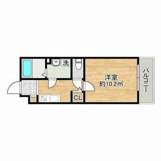 カルムビレッジ東田辺【3階】の間取り