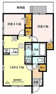 DヴェルジェⅡ【1階】の間取り