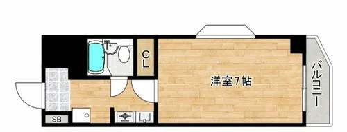 キャピタルⅡ【4階】の間取り