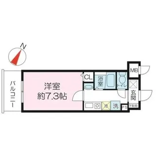 大阪府大阪市淀川区新北野1丁目【マンション】の間取り