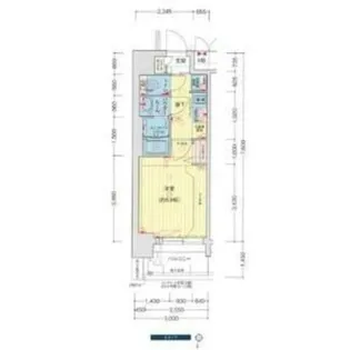 大阪府大阪市淀川区木川東1丁目【マンション】の間取り