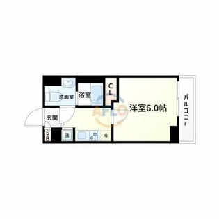 セイワパレス東三国駅前【9階】の間取り