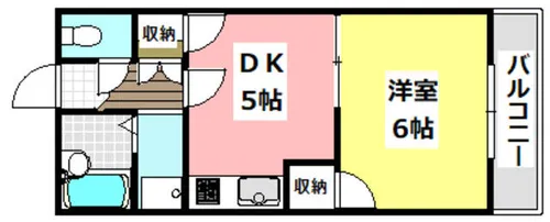 吉川ハイツ【1階】の間取り