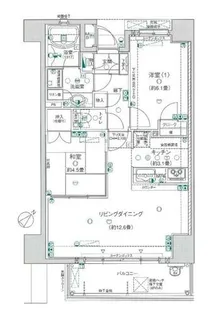 福岡県福岡市南区高宮2丁目【マンション】の間取り