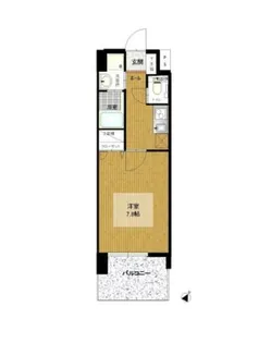 福岡県福岡市中央区高砂1丁目【マンション】の間取り