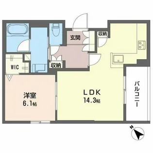 オルキデア クオーレ【2階】の間取り