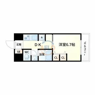 第15関根マンション【6階】の間取り