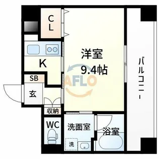 ES-Grande江坂公園【6階】の間取り