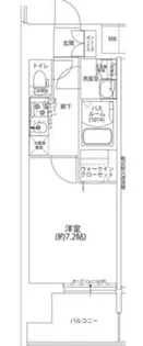 Louis Residence 天王寺町北【11階】の間取り