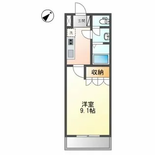 グリーンヒルズ ハイツ桶狭間【1階】の間取り
