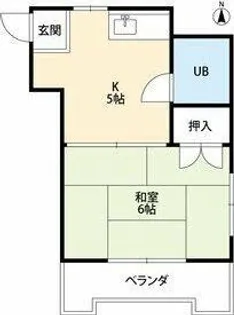 千代田マンション正明寺(チヨダマンションショウ【303号室】の間取り
