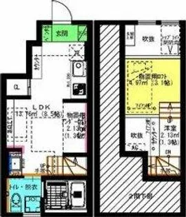 RadIAnce鳴海ステーション【1階】の間取り