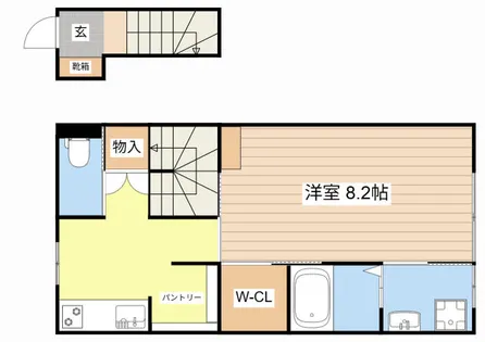 NOBLE【202号室】の間取り