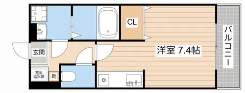 エクセル田中 W【203号室】の間取り