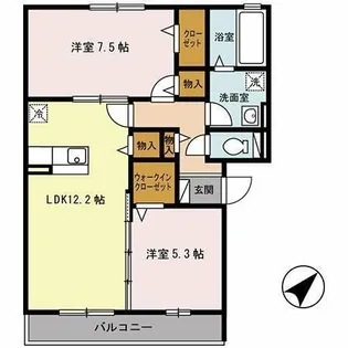 アーバンヒルズ【3階】の間取り