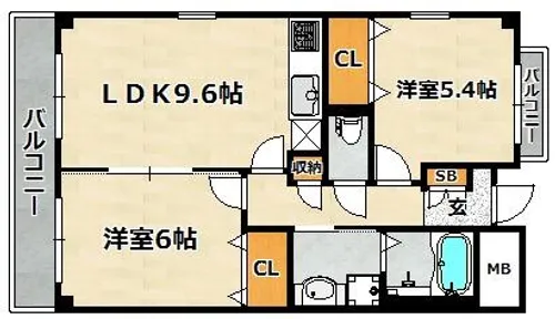 ベル・アエフ【3階】の間取り