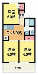 パークアベニュー【102号室】の間取り