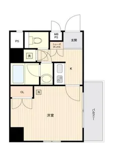 福岡県福岡市中央区白金1丁目【マンション】の間取り