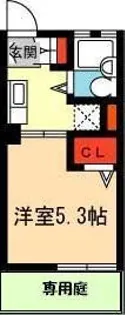 ハイム鼓が滝【1階】の間取り
