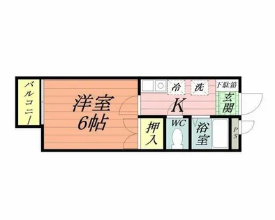 ベルツリー【207号室】の間取り