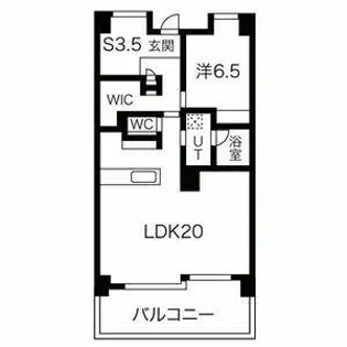 藤和姫路大塩ハイタウン【3階】の間取り