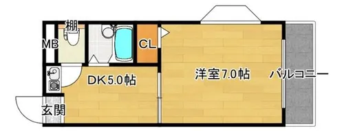 メゾンリュート【3階】の間取り