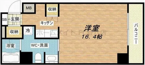 アーデンタワー南堀江【2階】の間取り