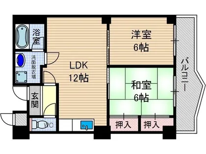 ピアドミール【5階】の間取り