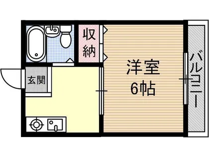 ピットイン稲葉【1階】の間取り
