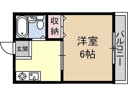 ピットイン稲葉【101号室】の間取り