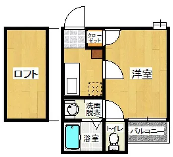 福岡県福岡市中央区谷2丁目【アパート】の間取り