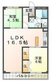 明舞北センタービル1号棟【8階】の間取り