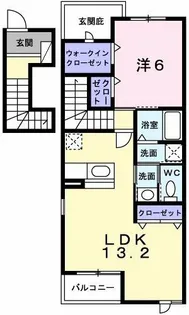 パ・モネ【2階】の間取り