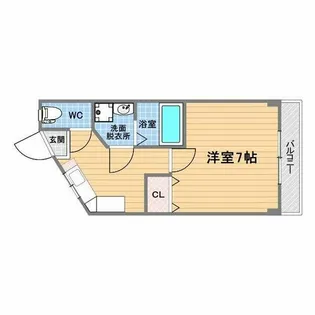 サンエイ第一ビル【4階】の間取り