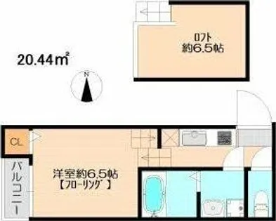アーク東海通【2階】の間取り