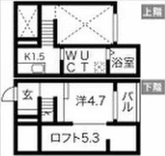 フレシールA【2階】の間取り