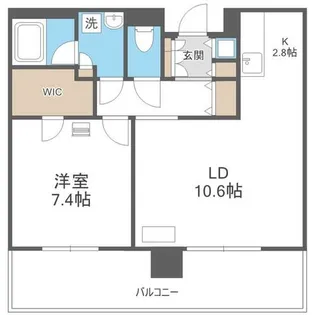 ビッグパレス南5条【14階】の間取り
