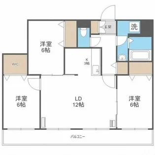 majesty residence MIYANOSAWA【2階】の間取り