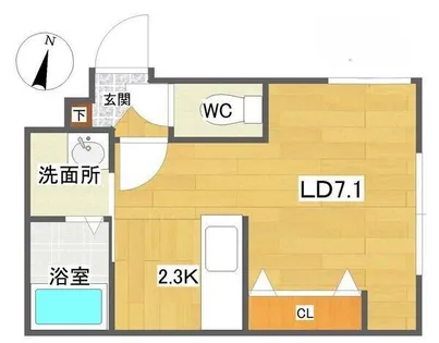 FLOS PROVA【2階】の間取り