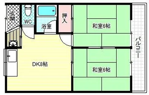 新相和苑【1階】の間取り