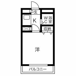 大手ビル【407号室】の間取り