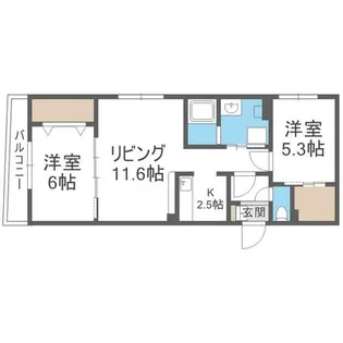 ART HILL KOTONI【4階】の間取り