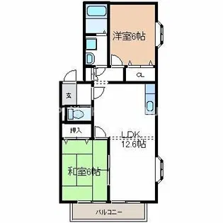 アルバ【1階】の間取り